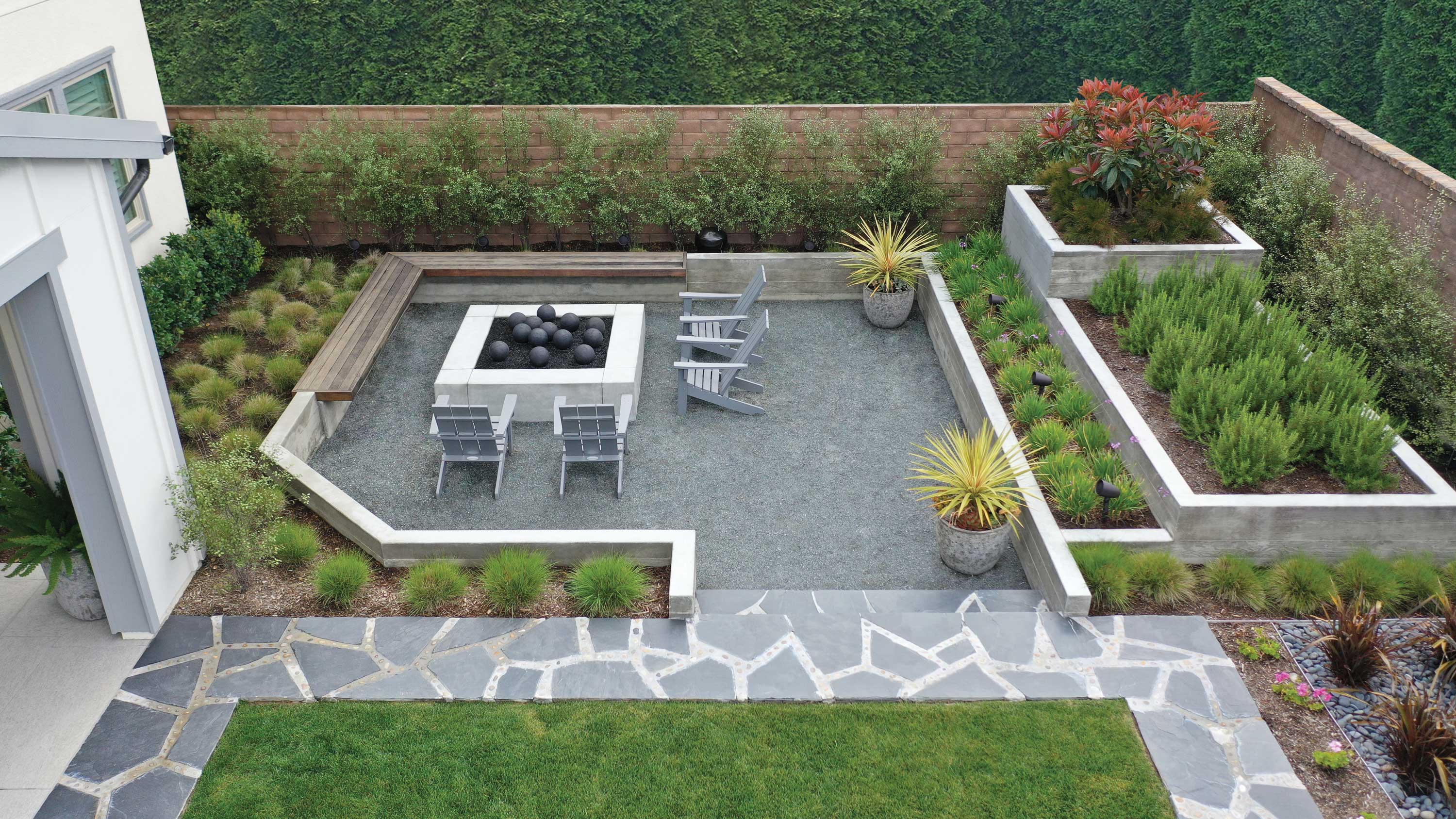 image of backyard with sonance technology