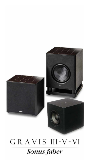 Gravis III - V - VI Sonus Faber Speaker